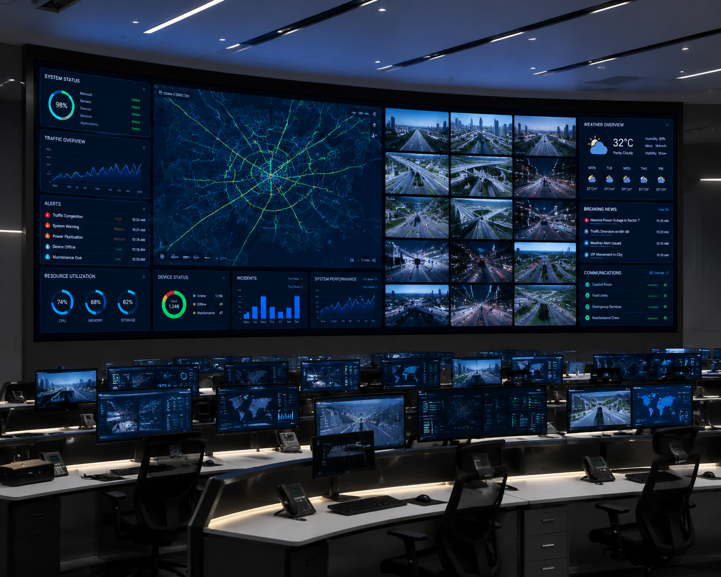 Command and Control Centers application image